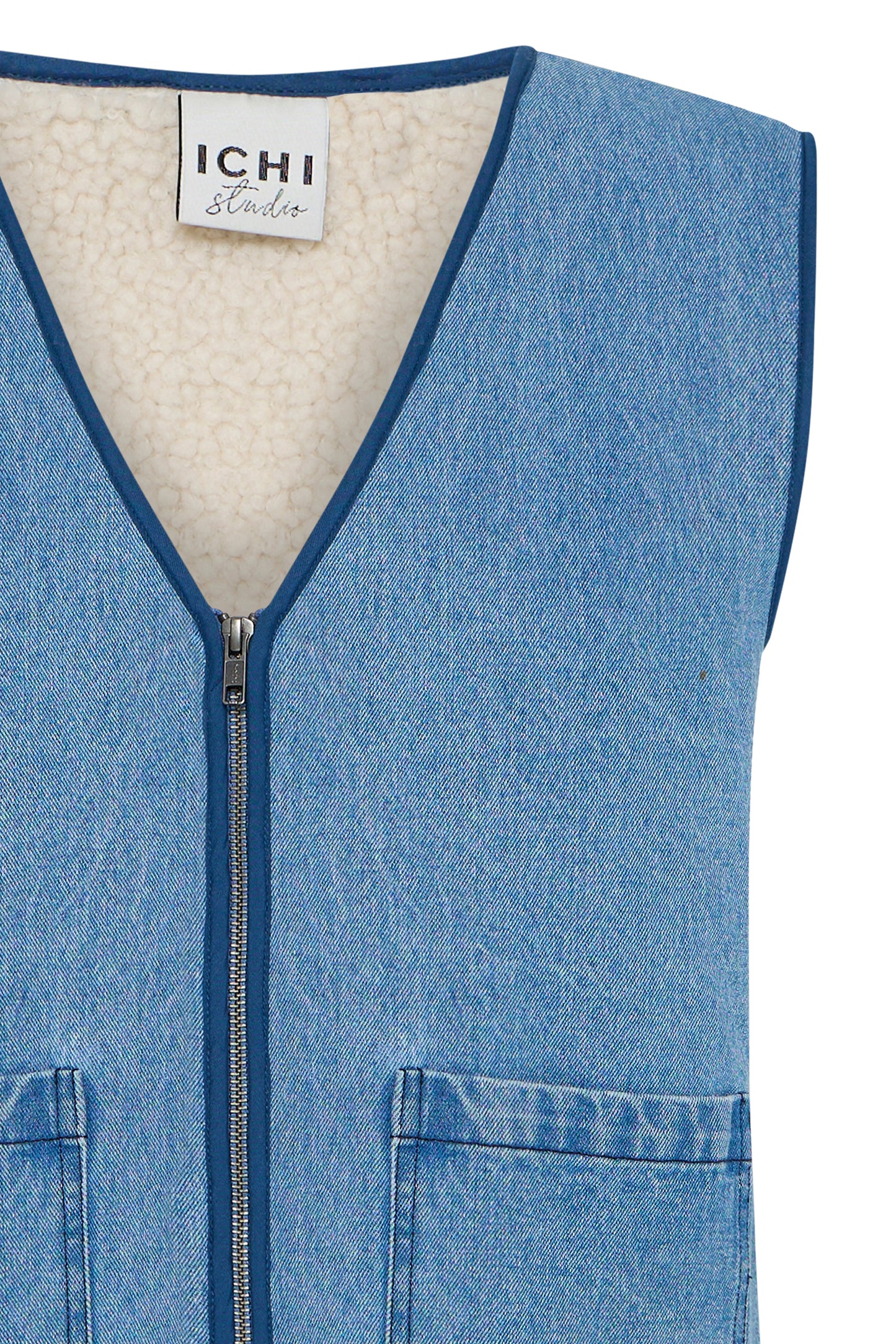 Hiramo Denim Waistcoat by ICHI