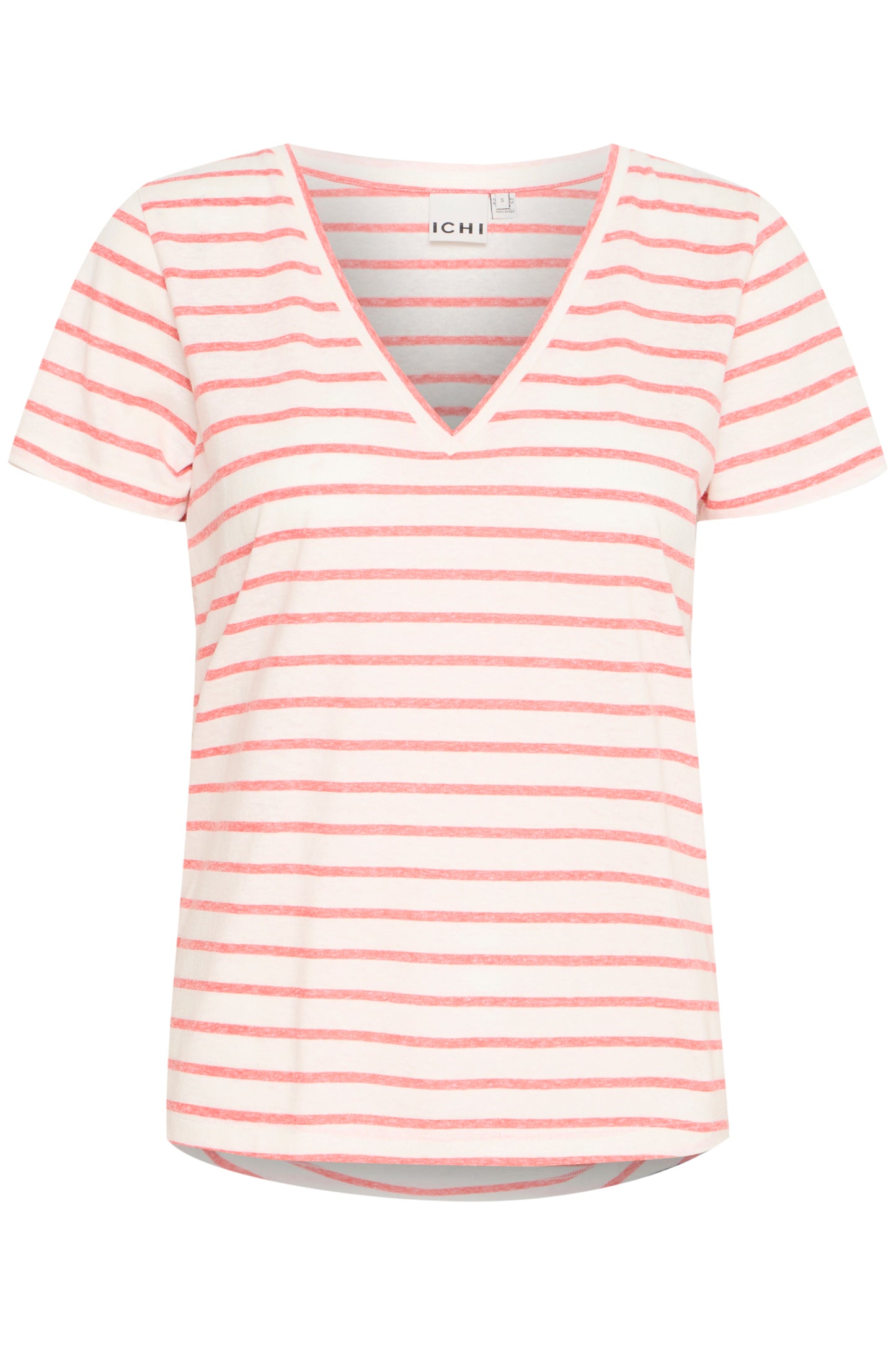Yulietta Red White Stripe Tee by ICHI