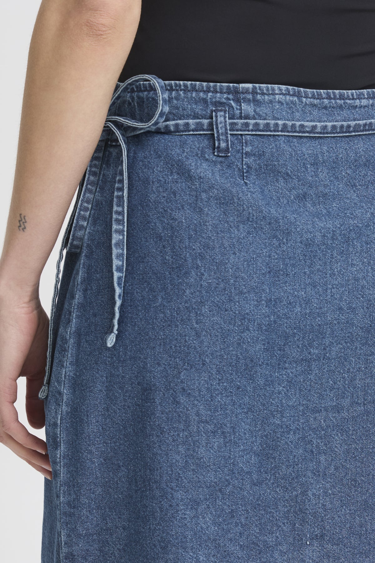 Dallas Denim Skirt by ICHI