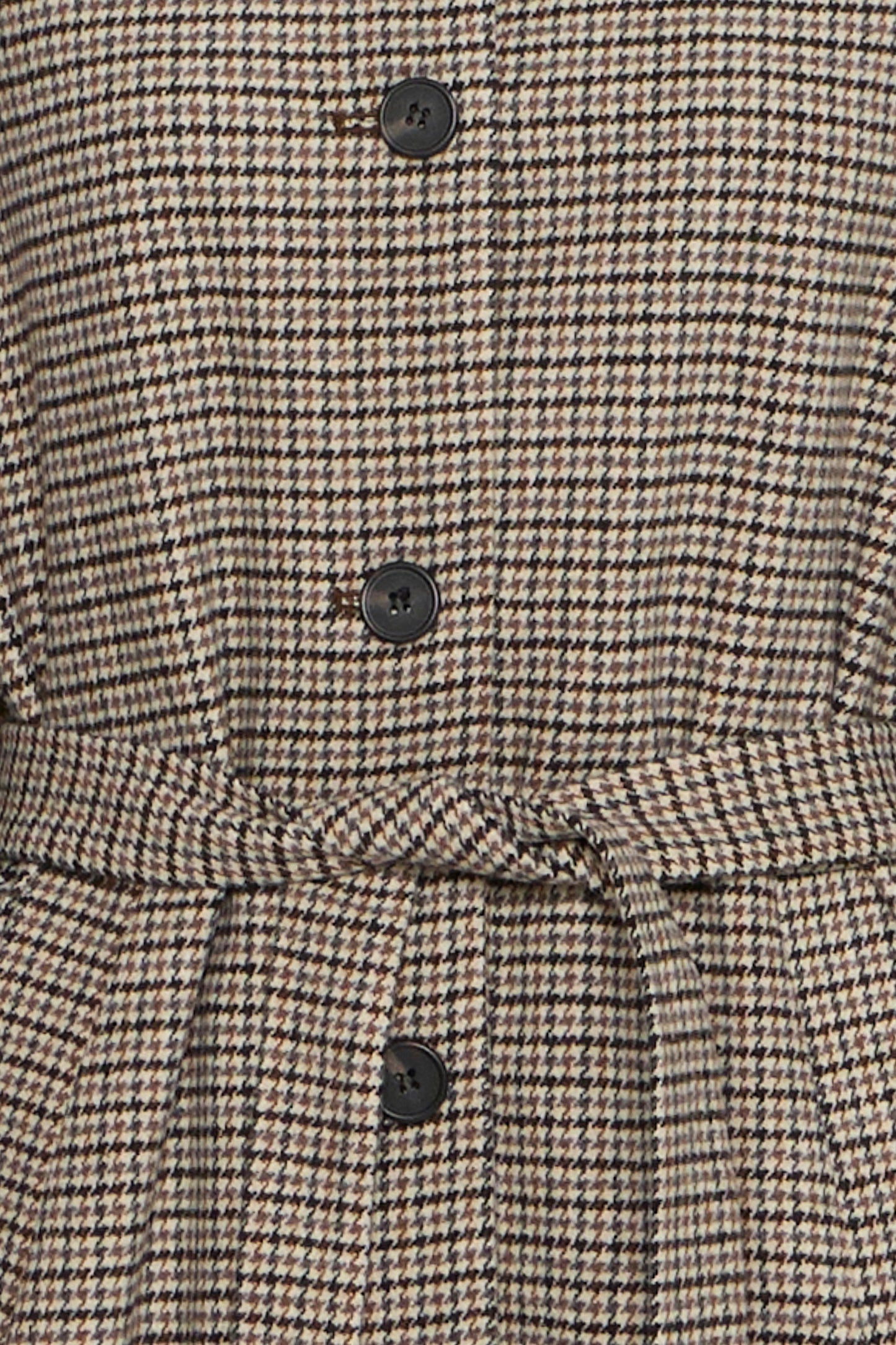Ezora Fossil Checked Jacket by ICHI