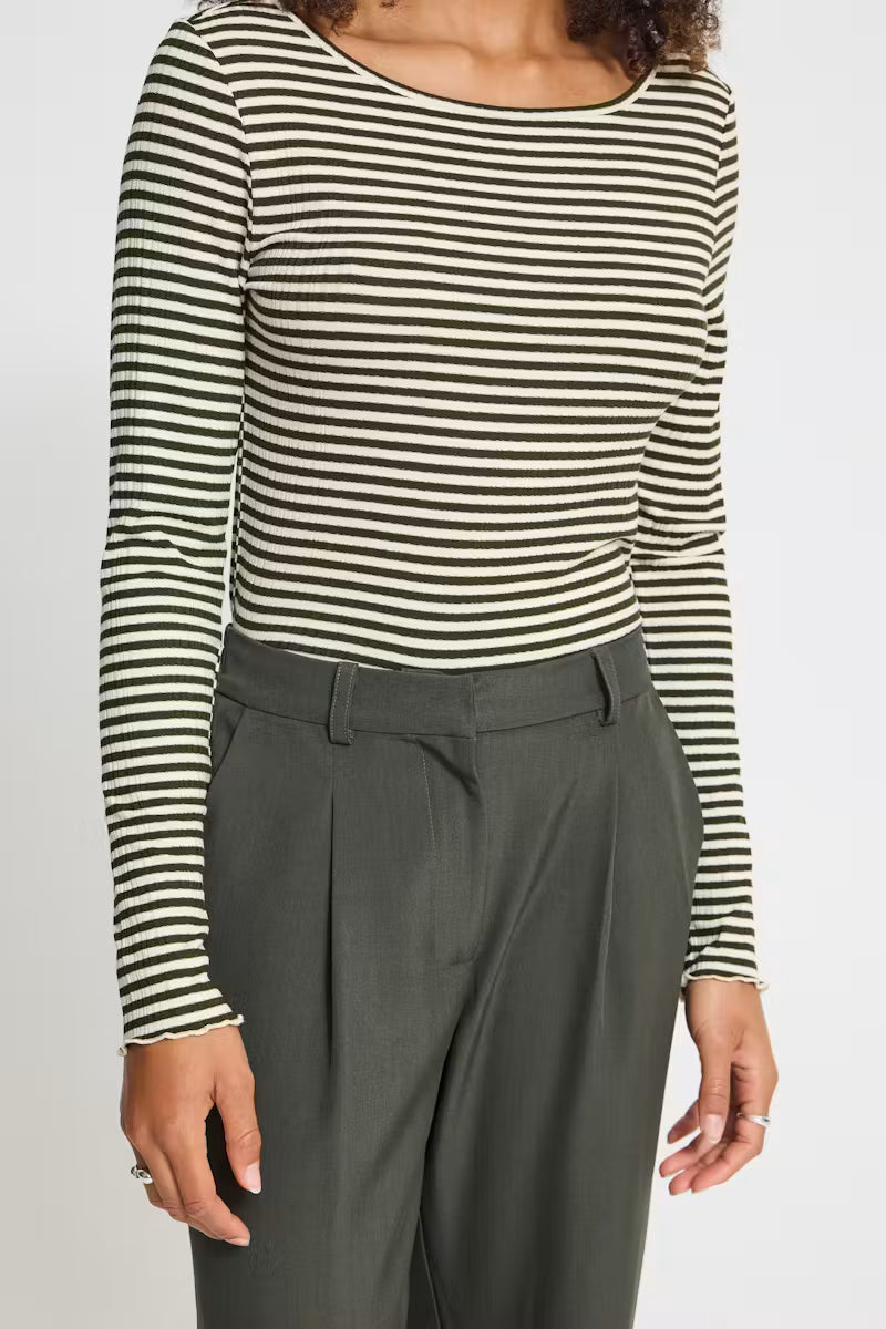 ICHI Ihcella Long Sleeve Tee