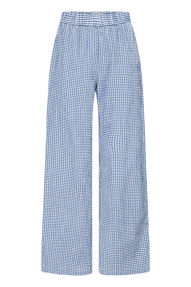 ICHI Jilma Gingham Trousers