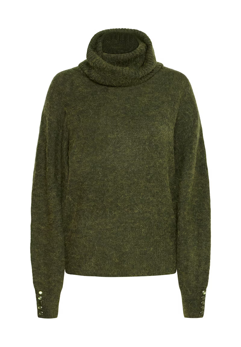 Kamara Rifle Green Knit by ICHI