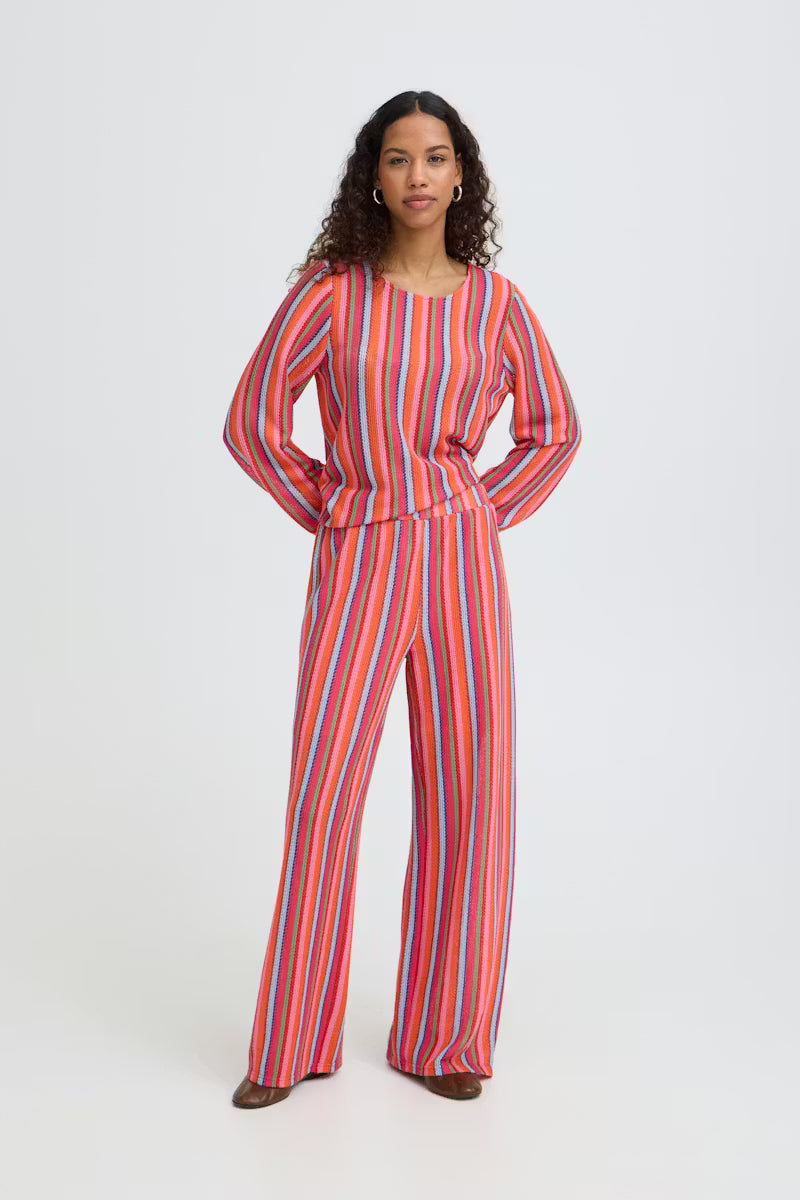 ICHI Libella Knitted Trousers
