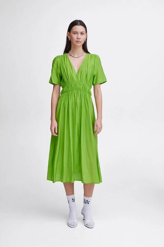 Quilla Dress Greenery by ICHI