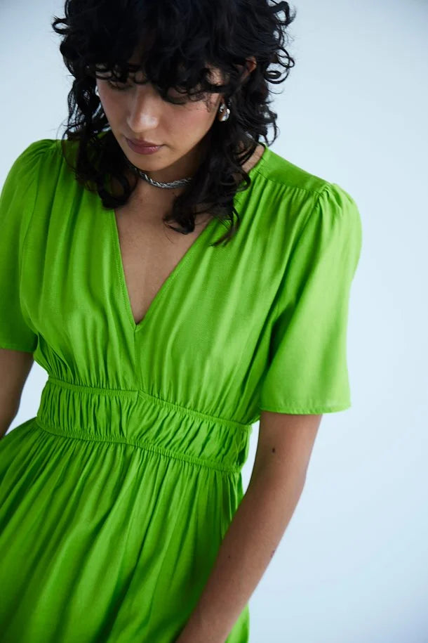 Quilla Dress Greenery by ICHI