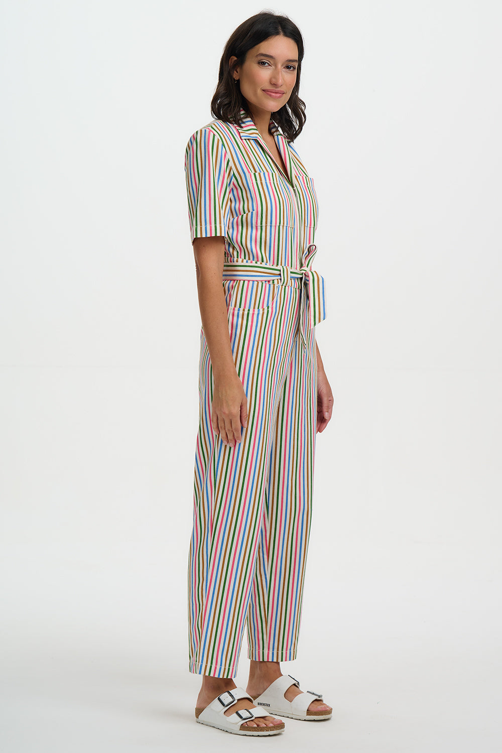 Sugarhill Brighton Meredith Boilersuit Colourful Canvas Stripe