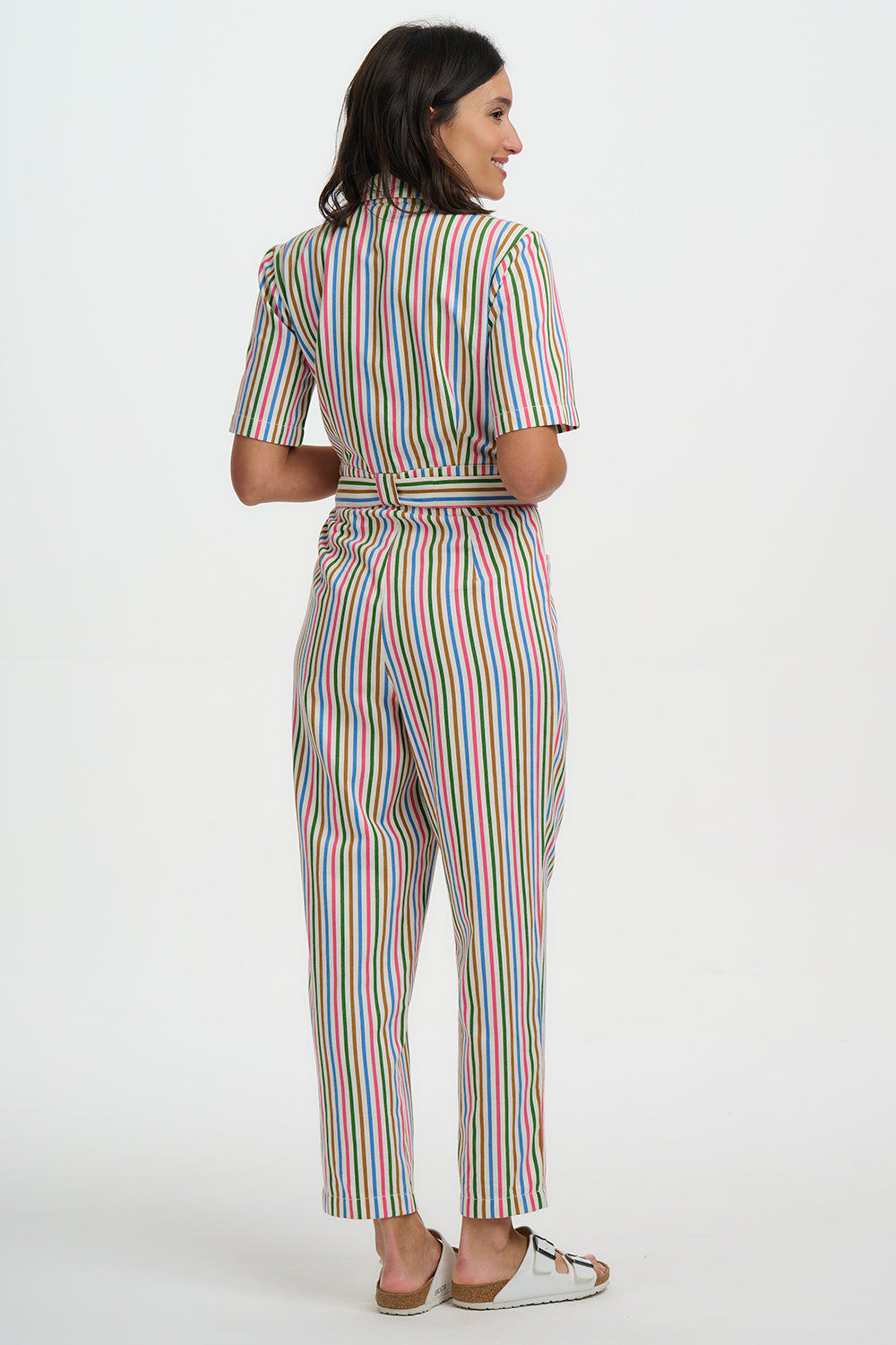 Sugarhill Brighton Meredith Boilersuit Colourful Canvas Stripe