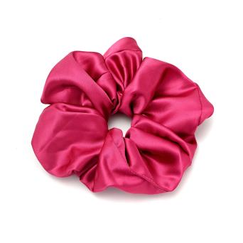 Extra Large Silky Scrunchie - Raspberry Pink