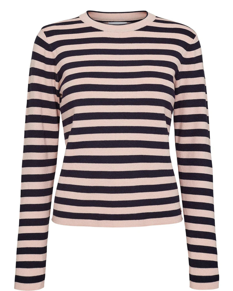 Stripy Navy / Pink Pullover by NUMPH