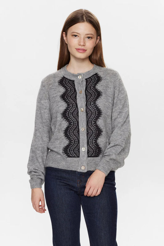 Lamina Lace Cardigan by Numph