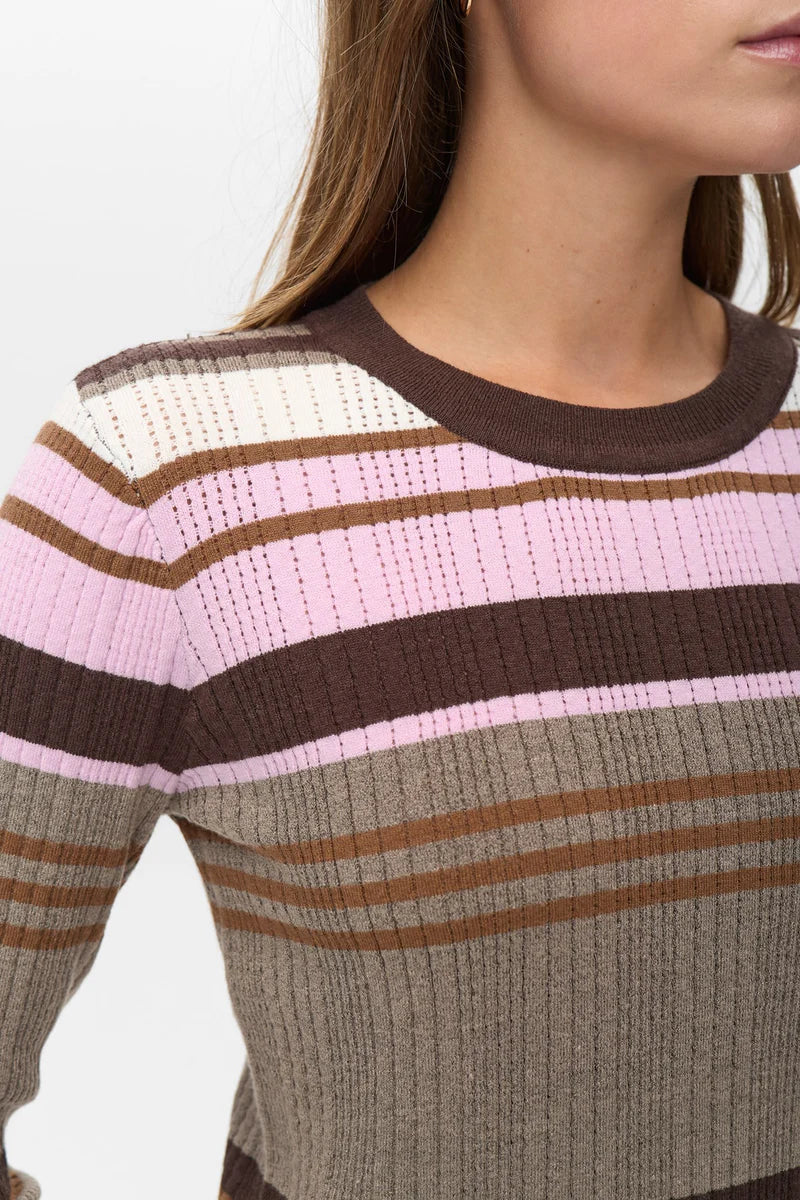 Kitti Stripe Pullover by Numph