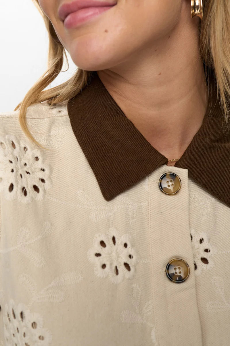 Numph Nuenora Irish Cream Jacket