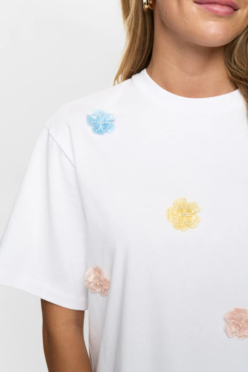Numph Fleura Floral Skyway T-Shirt