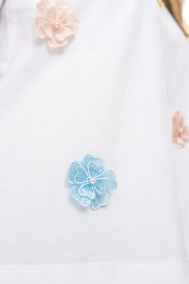 Numph Fleura Floral Skyway T-Shirt