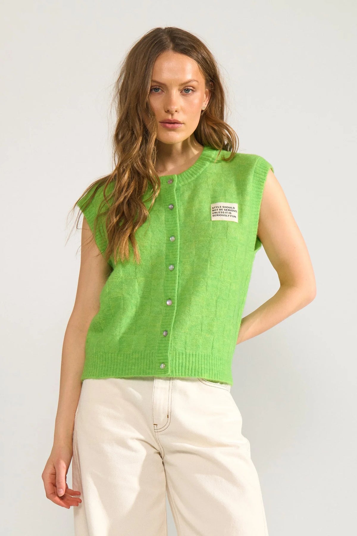 NUMPH Nuriette Vest Jasmine Green