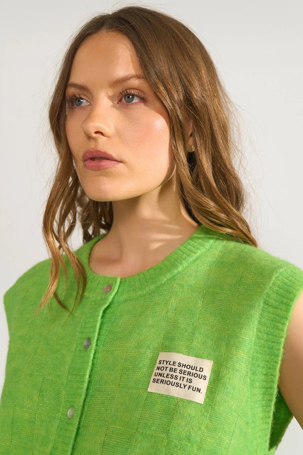 NUMPH Nuriette Vest Jasmine Green