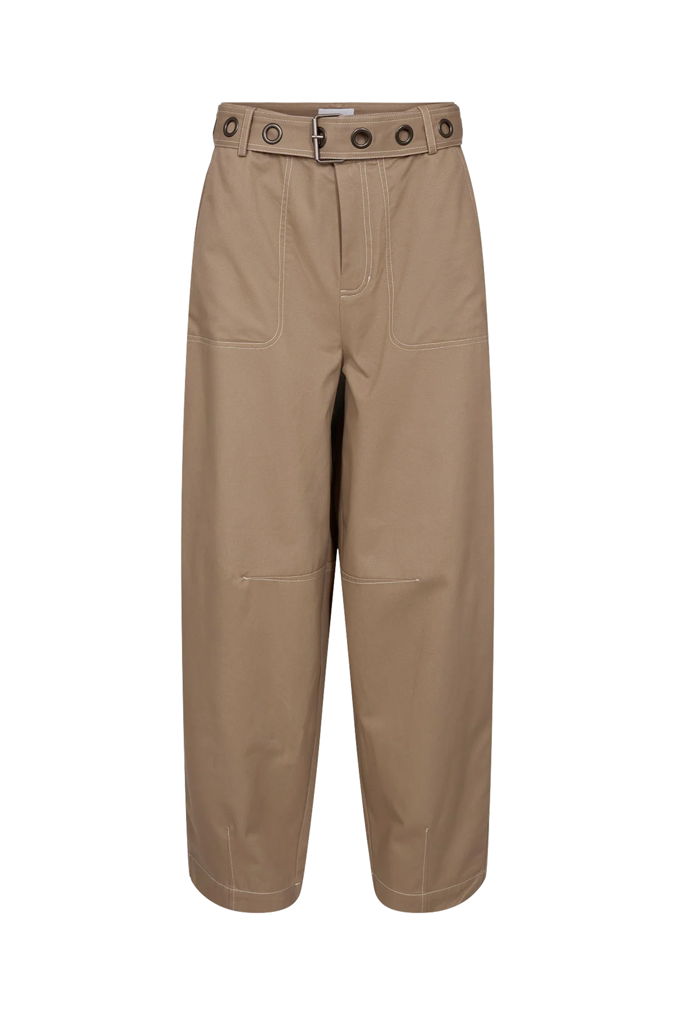 NUMPH Nuhilme Barrel Pants Silver Mink