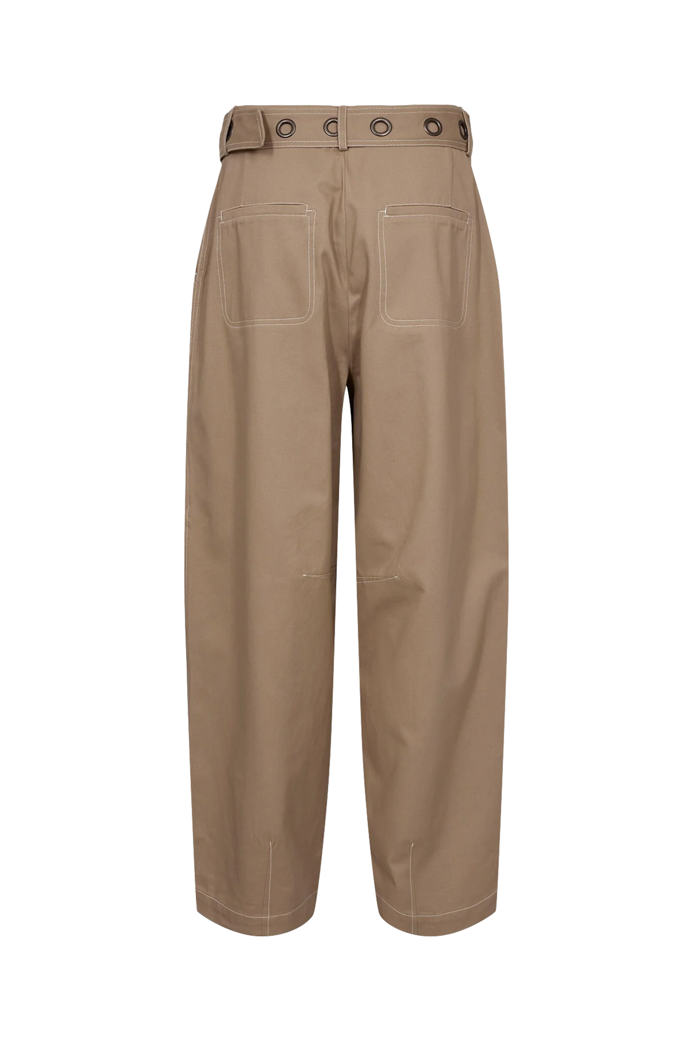 NUMPH Nuhilme Barrel Pants Silver Mink