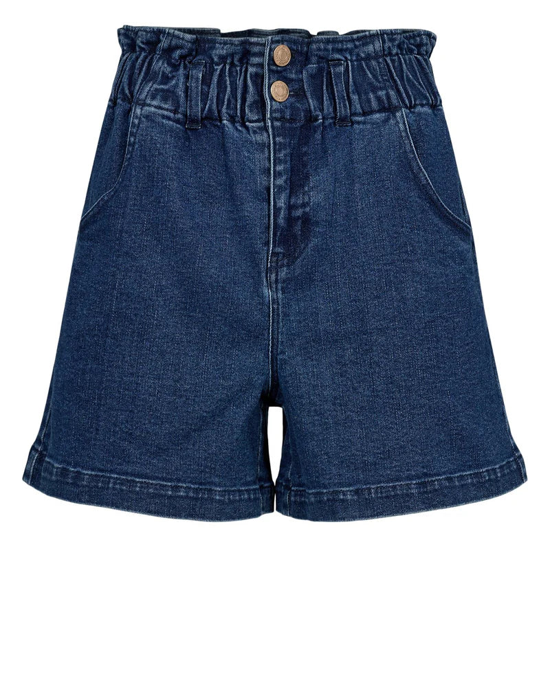 Lulu Medium Blue Denim Shorts by Numph