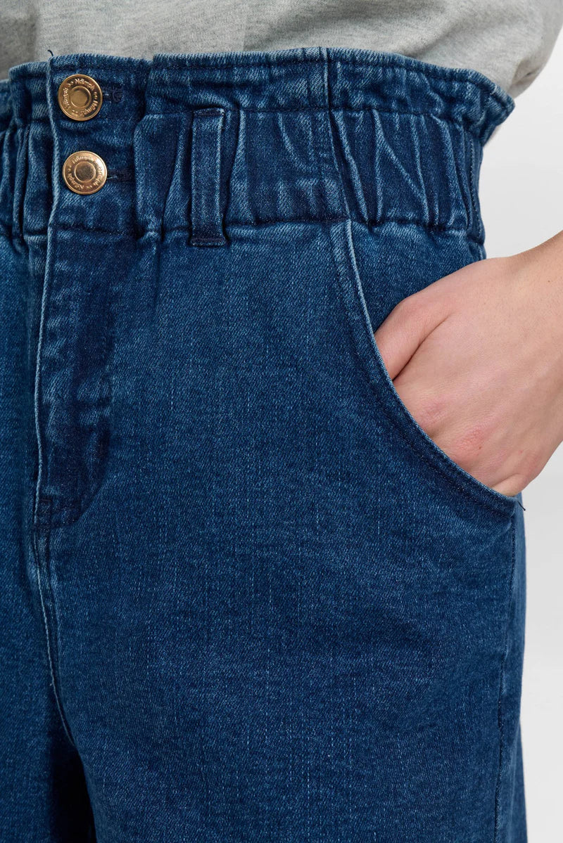 Lulu Medium Blue Denim Shorts by Numph
