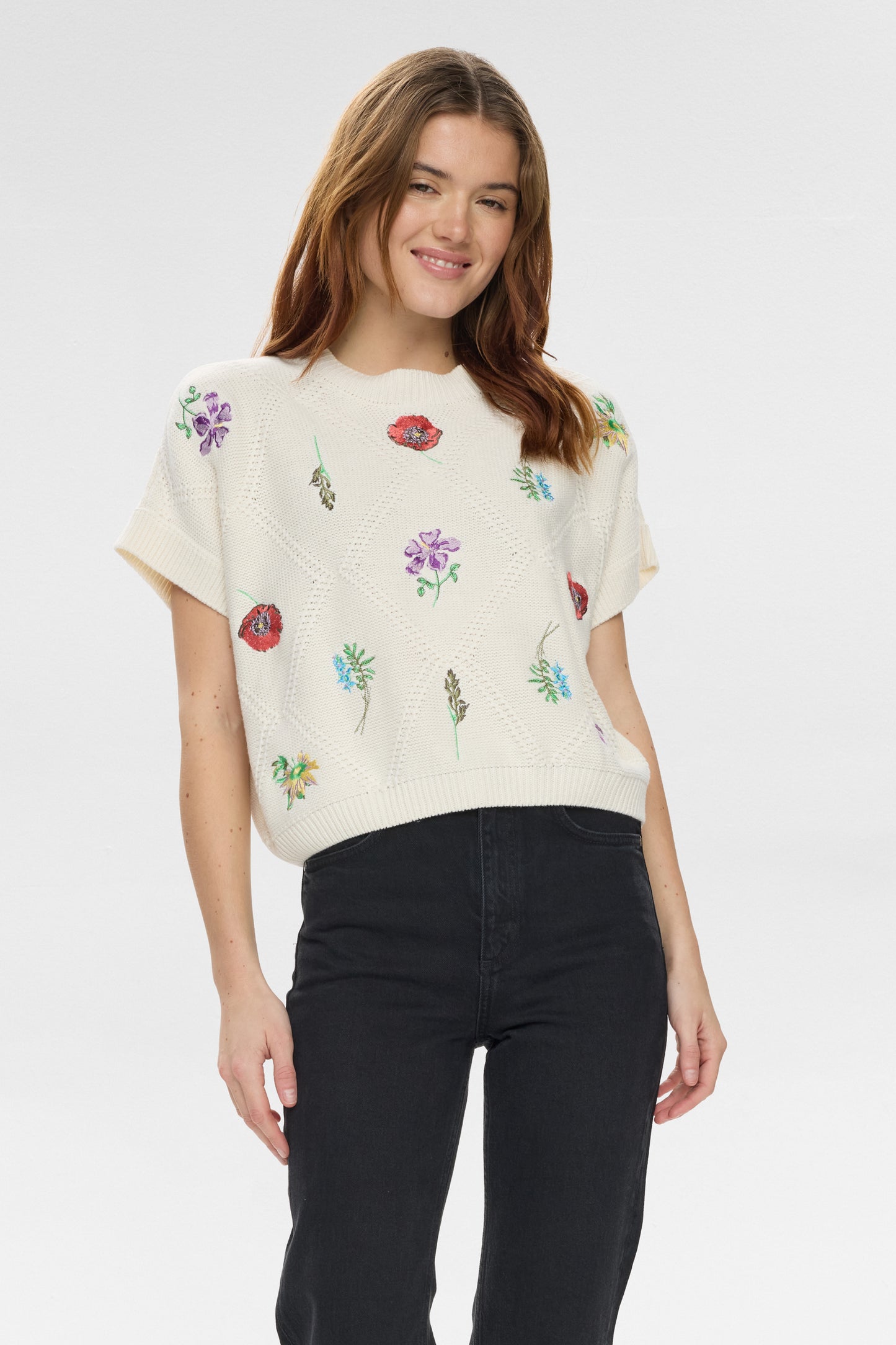 Numph Amie Embroidered Pullover