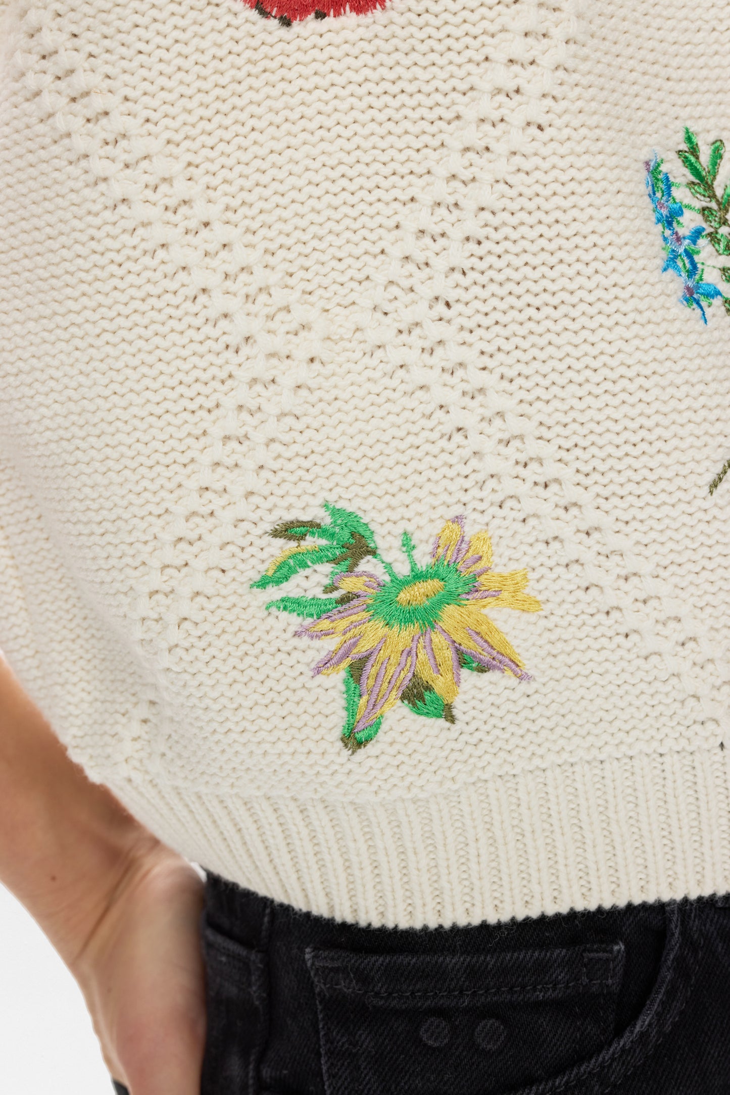 Numph Amie Embroidered Pullover