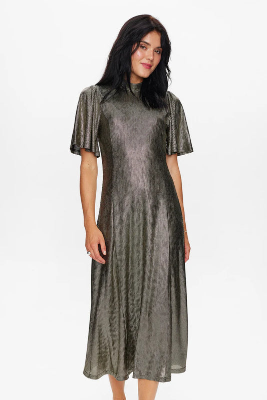 Simma Gold Dress by Numph