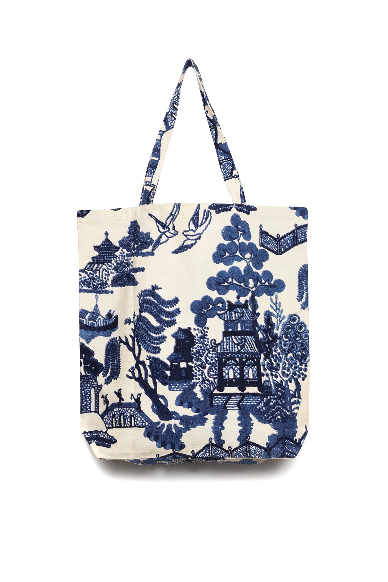 Giant Willow Blue Canvas Tote Bag