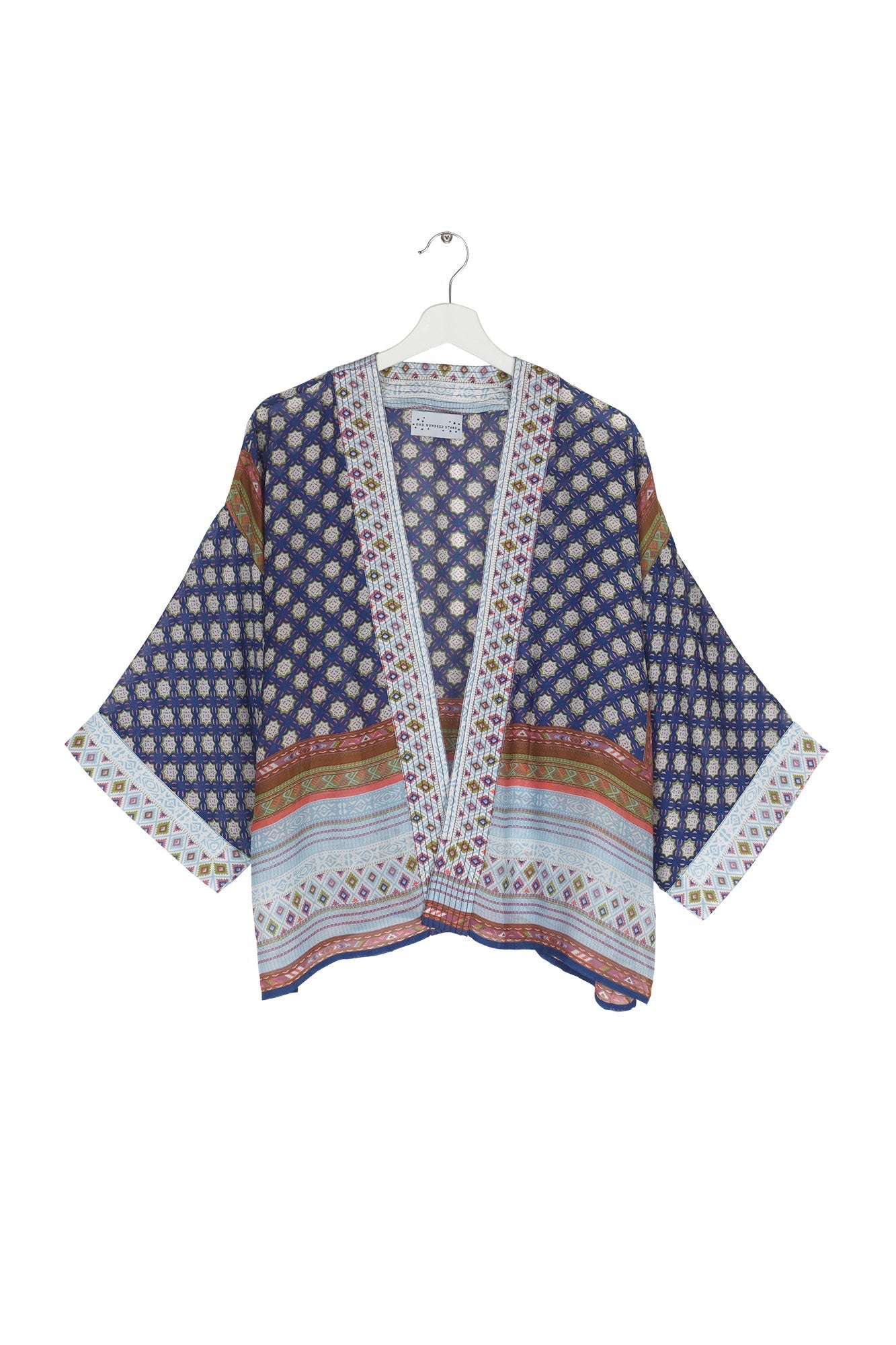 Moorish Indigo Kimono by One Hundred Stars