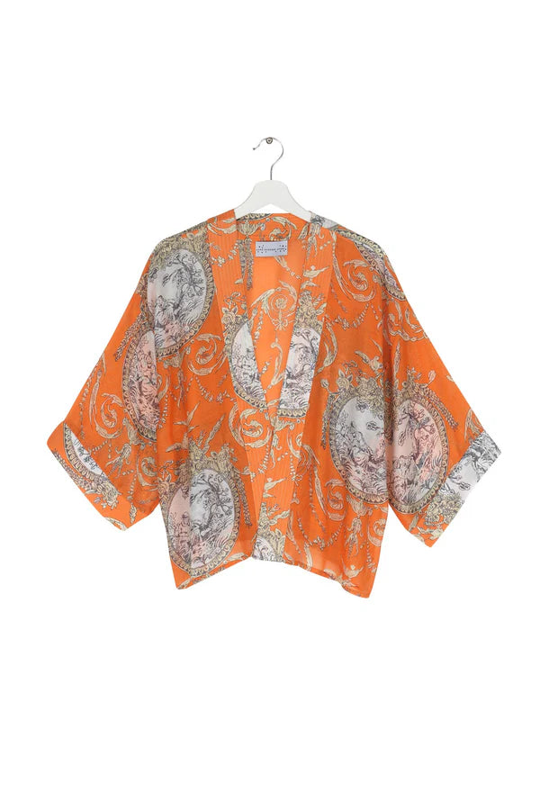 Valentine Orange Kimono by One Hundred Stars