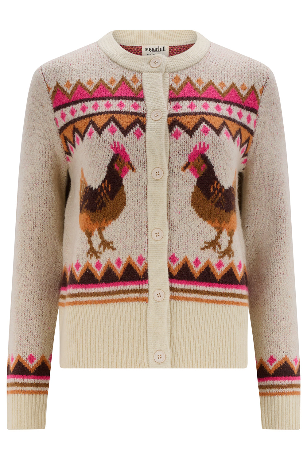 Sugarhill Brighton Larisa Country Chickens Cardigan
