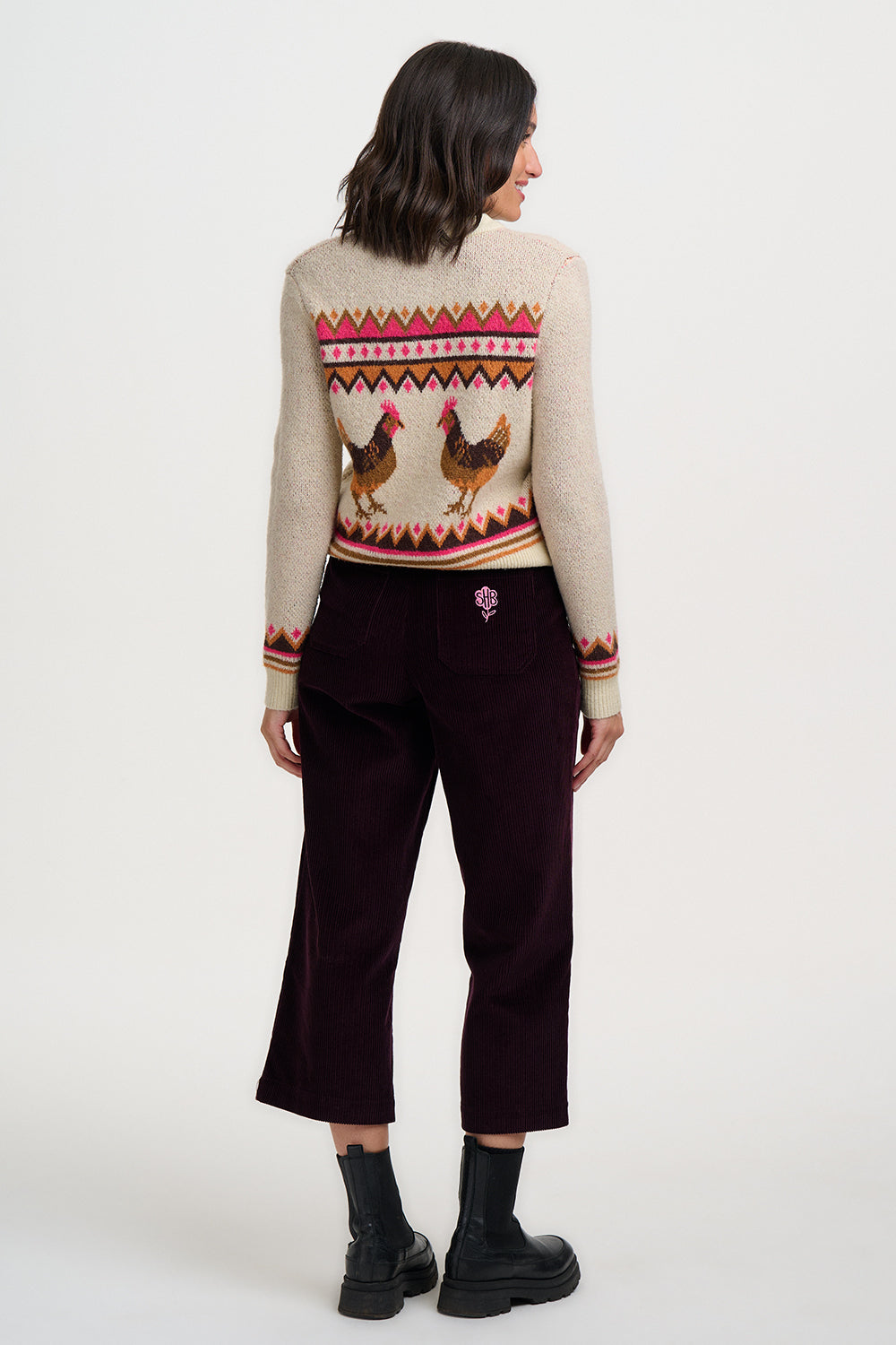 Sugarhill Brighton Larisa Country Chickens Cardigan