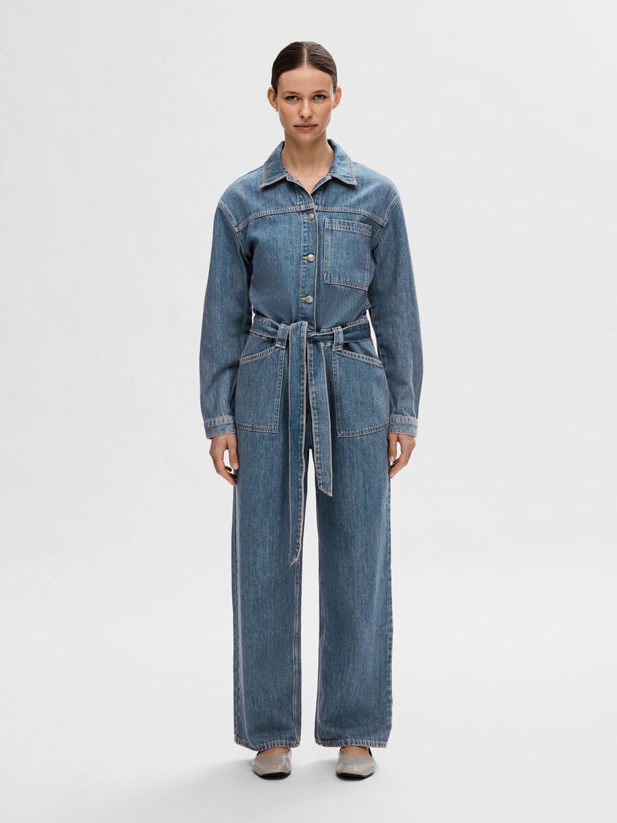 Marley Denim Jumpsuit by Selected Femme