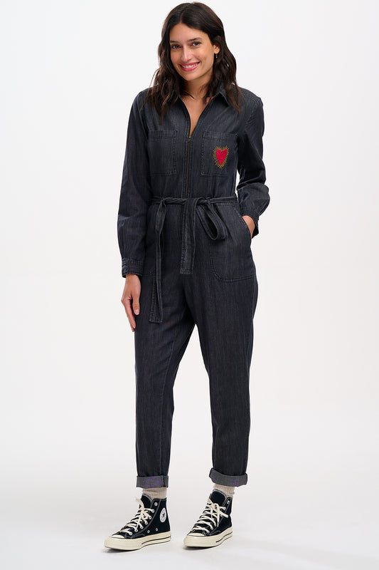 Anwen Denim Boilersuit by Sugarhill Brighton