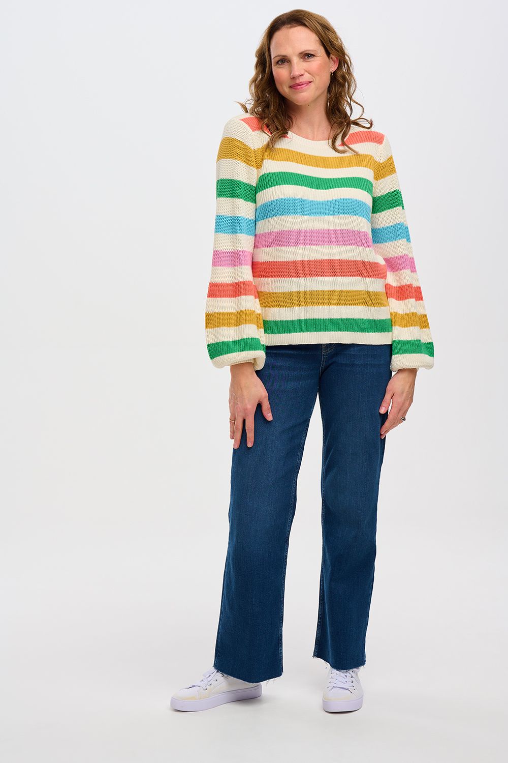 Marina Jumper - Rainbow Stripes by Sugarhill Brighton