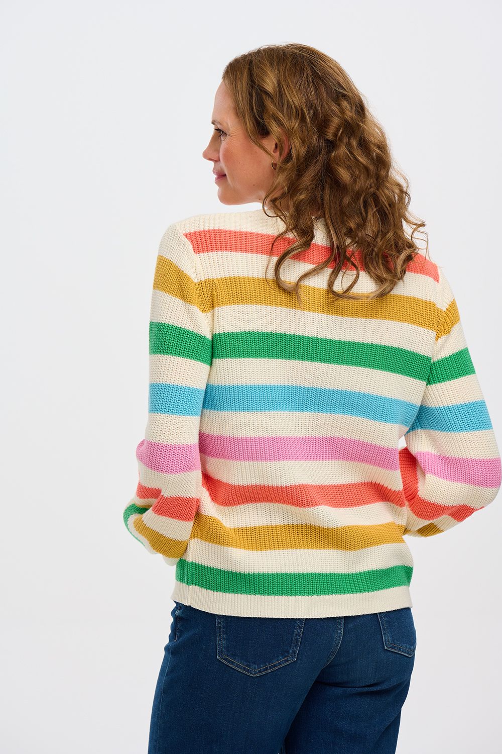 Marina Jumper - Rainbow Stripes by Sugarhill Brighton