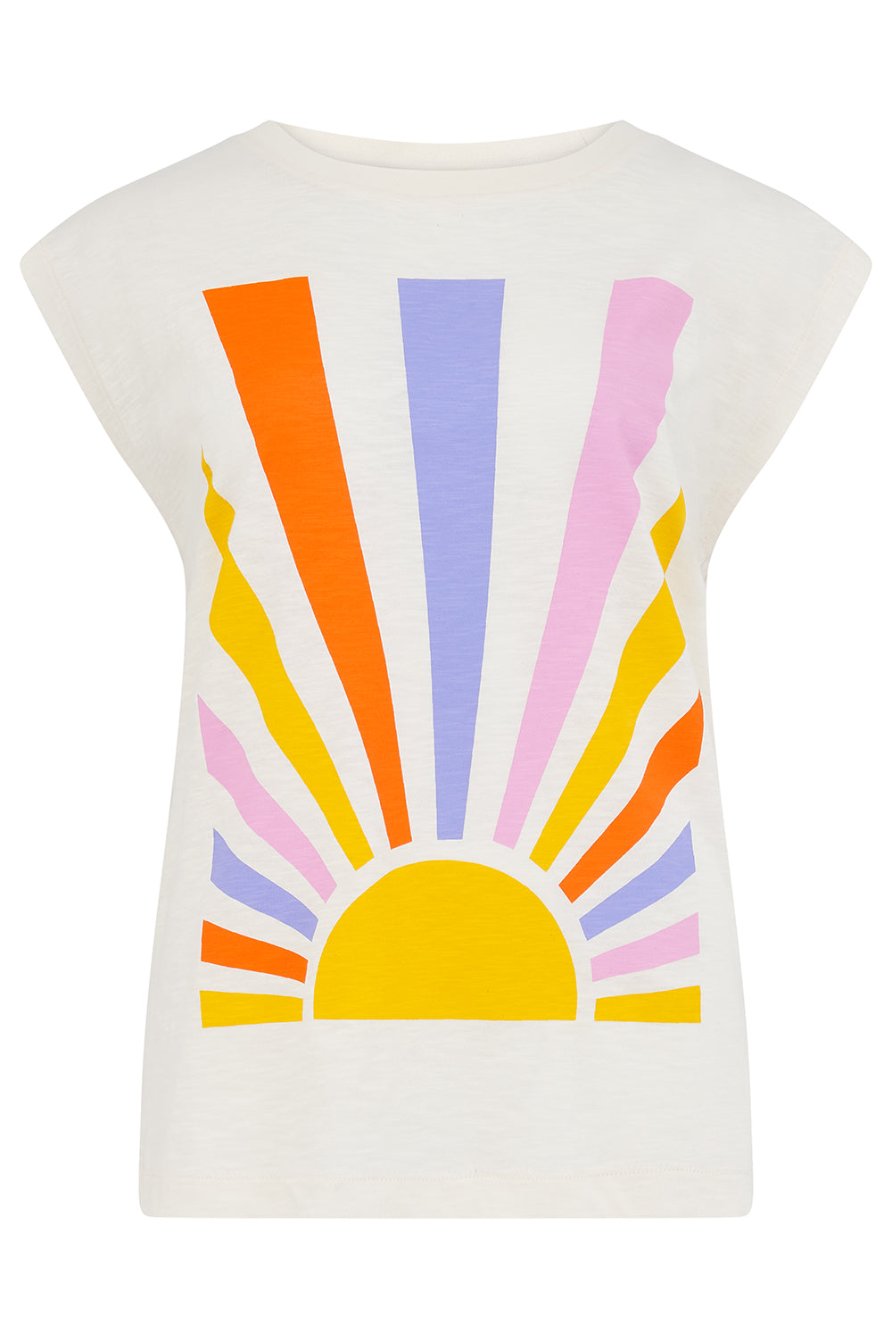 Sugarhill Brighton Chrissy Rainbow Rays Relaxed Tank